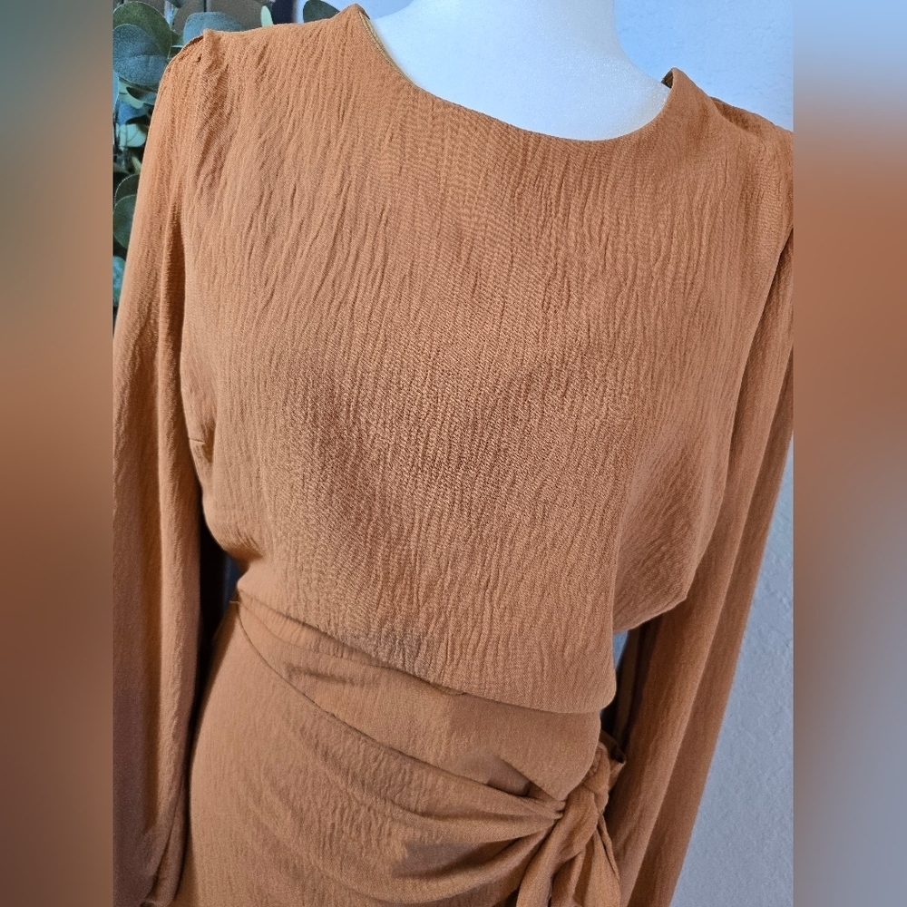 Floret Studios Long Sleeve Wrap Dress - Picture 4 of 9